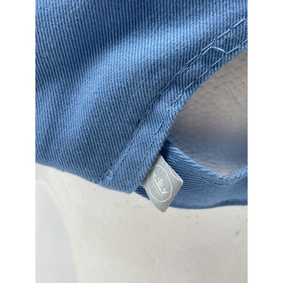 Peter Millar Hat Strap Back Blue Adjustable Embroidered Spell Out Men Golf - Picture 5 of 8